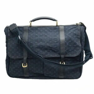 Louis Vuitton Monogram Shoulder Bag Denise Blue
